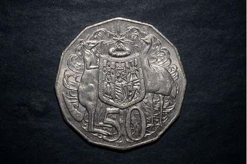 Moneda 50 Cents Elizabeth Ii Australia 2011