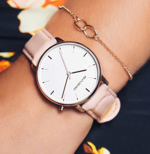 Reloj Muñeca Mujer Bratleboro - Rose Gold Peach S Acadia