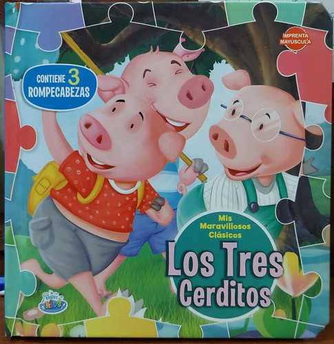 Mis Maravillosos Clasicos: Los Tres Chanchitos, De Jacobs, Joseph. Editorial Brainy Kids, Tapa Dura En Español, 2024