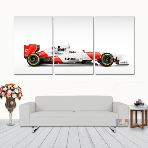 Quadros Decorativo Formula 1 Corrida 120x60 Lindo N4