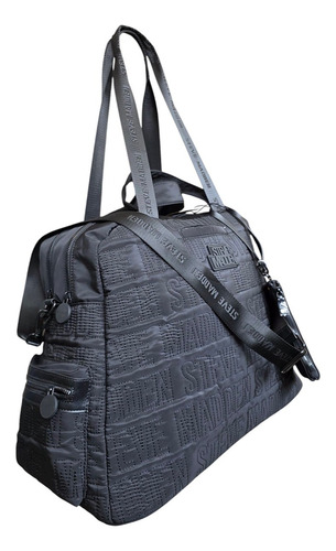 Maleta De Mano Steve Madden Modelo Bnyla Weekender W Hangof Negro