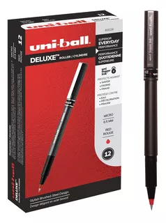 Deluxe Rollerball Pens Fine Point Micro Tip, 0.5 Mm, Ro...