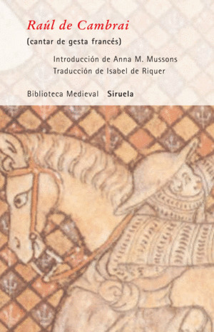 Libro Raúl De Cambra. Cantar De Gesta Francés