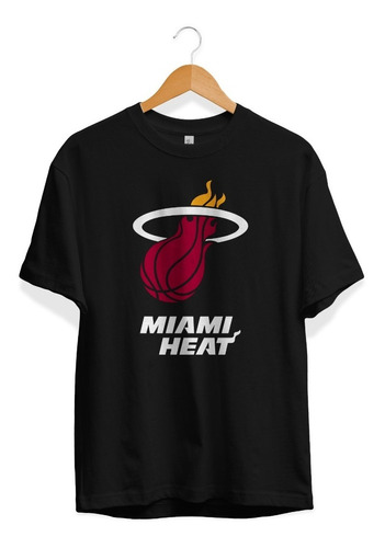 Remera Basket Nba Miamia Heat Todos Los Diseños.