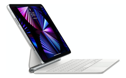 Apple magic keyboard en inglés iPad Pro 11" Gen 1 a 4 iPad Air de 10,9" Gen 4 y 5 blanco