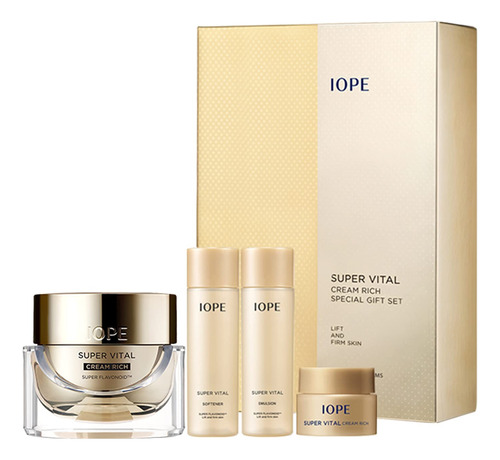 Iope Super Vital Cream Rich Set - Crema Antienvejecimiento,