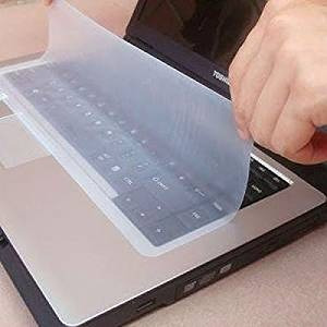 Imagen 2 de 5 de Mica Protector Silicon Para Teclado Laptop 14 Y 15.6 Pulgada