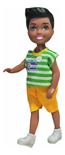 Boneco Menino Negro Estilo Chelsea Irmã Barbie
