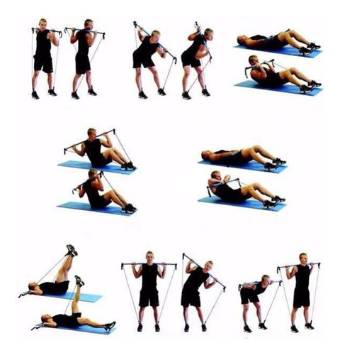 Barra De Pilates Portátil De Color Aleatorio Para Ejercicio