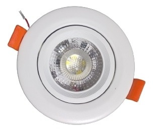 Lampara Spot Led Para Empotrar 5w  Redonda Blanca  Lumistar 