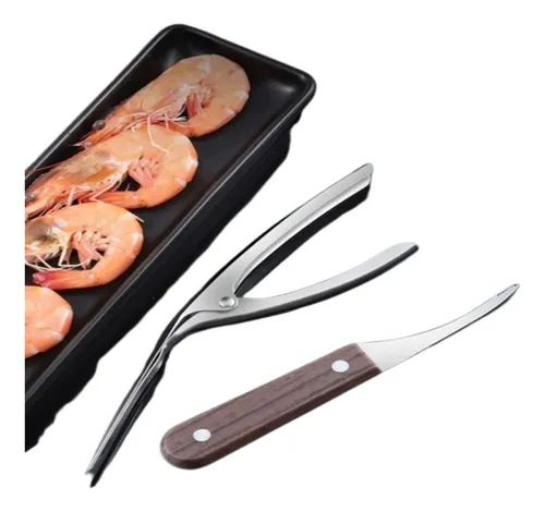Pelador De Camarones, Kit Langostinos Desvenador Mariscos