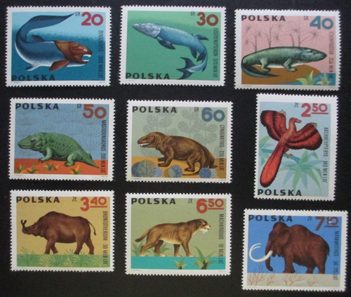 D1725 - Polonia - Fauna Pré Histórica Yvert Nº 1506/14 De 19