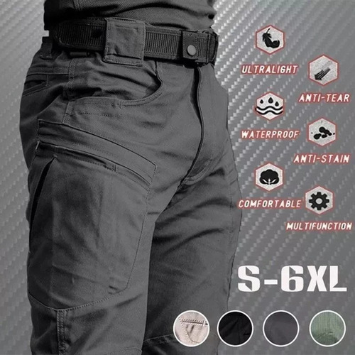 Pantalones Tácticos Para Hombre Pantalones Cargo Impermeable