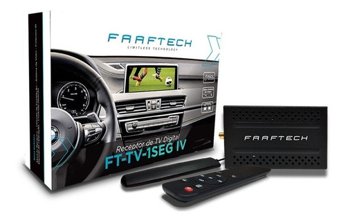 Receptor De Tv Digital Automotivo Faaftech Ft-tv-1seg Iv