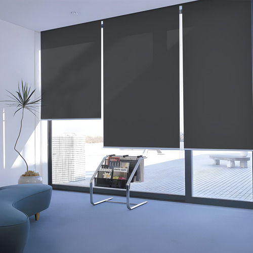 Cortina Rolo Blackout 2,10 L X 1,45 A 100% Blecaute 0% Luz