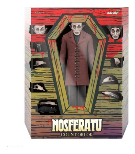 Nosferatu Ultimate!-count Orlok (action Figure Super7)