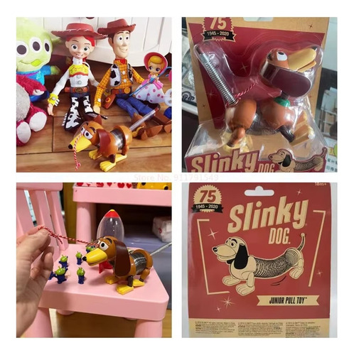 Cx Figura De Acción Toy Story Stretch Slinky Dog, Juguete