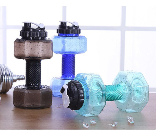 2 Botella De Agua Deportiva Con Pesas Ajustables Con 2200ml