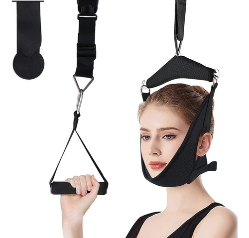 Dispositivo de tracción cervical Hamaca para El Cuello, color negro