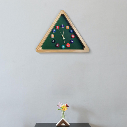 Reloj De Pared Estilo Billar, Diseño Único Para Tu Hogar