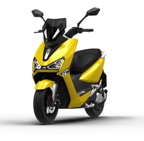 Imagem 1 de 10 de Scooter Moto Elétrica Voltz Ev1 Sport Amarela - 2 Bateria