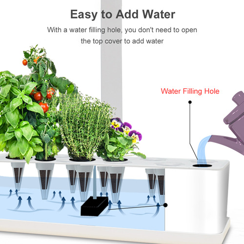 Kit Hydroponics Gg System Para Jardín De Hierbas Para Inter