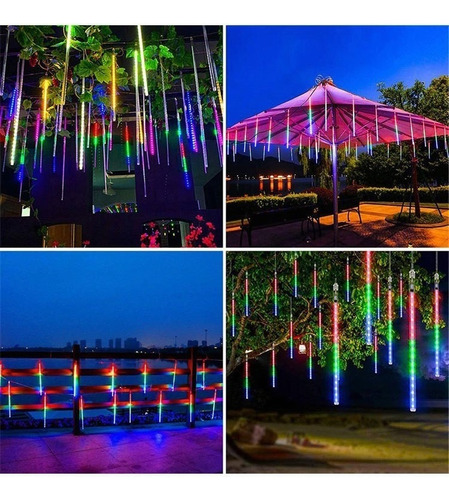 * Serie Led 192pcs Led Luces Navidad Meteorito Luz Luses Led