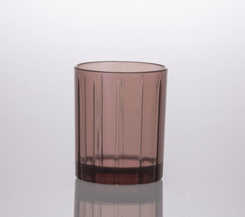 Set de tarros acrílicos Liv de 1,6 l y 6 vasos de acrílico de 350 ml, color violeta