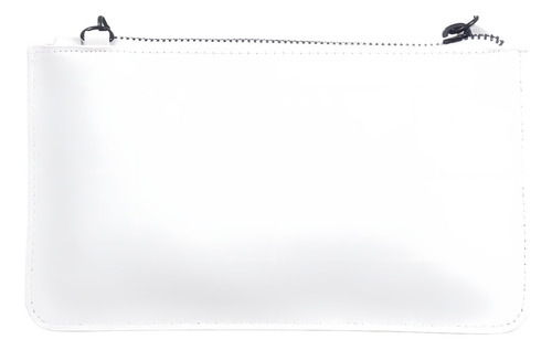 Bolso pequeño Colcci Off Logo Strip para mujer 090 01 09760, color blanco roto, diseño de tela lisa