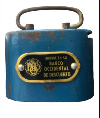 Alcancia Metalica Banco Occidental De Descuento (Usado)