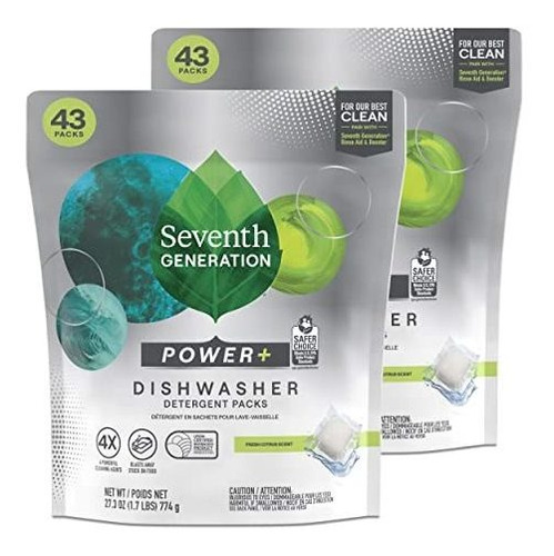 Séptima Generación Ultra Power Plus Paquetes De Detergente L
