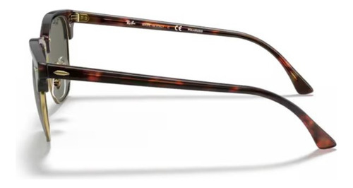 Anteojos De Sol Ray-ban Clubmaster Red Havana G-15 Green Pol Polarized 990/58 G-15 Green Red Havana Red Havana