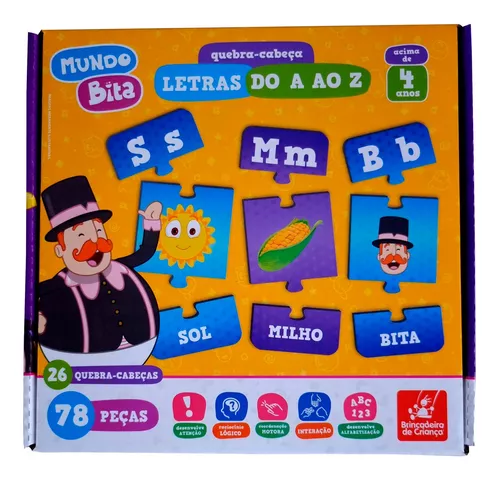 Jogo Pedagógico Quebra Cabeça ABC - DOWNLOAD GRÁTIS