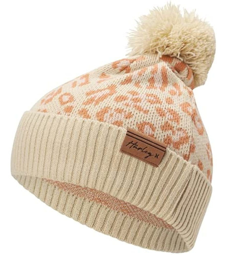 Hurley Women's Winter Hat - Vermont Knit Cuff Beanie With Po