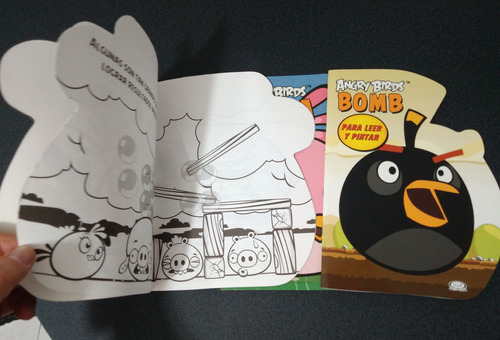 3 Libros Angry Birds.