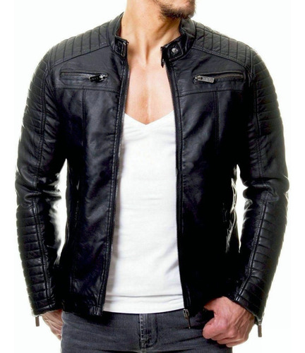 B15 Clearance Chaqueta Para Hombre, Chaqueta De Cuero Calien