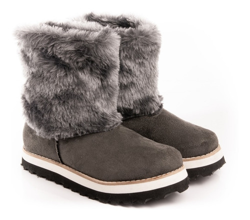 Imagen 2 de 5 de Botas Pantubotas Botitas Mujer Peluche Australiana Botinetas