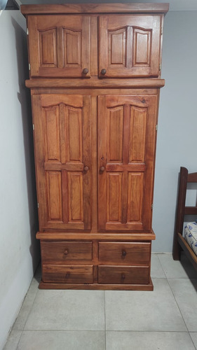 Placard De 1x2,20 Mt De Algarrobo Marrón