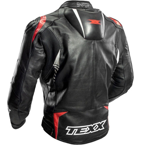 Imagem 5 de 7 de Jaqueta Motociclista Couro Texx Sniper C/ Cupim Lançamento