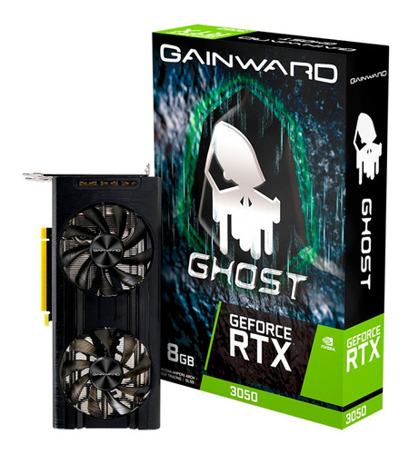 Placa De Vídeo Geforce Rtx3050 Gddr6 Ghost 8gb 128b Gainward