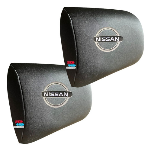 Cojines Ergonómicos Viaje Para Pickup 2pz Nissan Np300 2018 Negro
