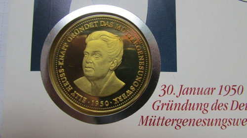 Alemania 1993 Medalla Elly Kneuss Knapp Fundación  F1