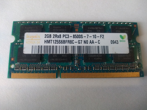 Hynix 2gb 2rx8 Pc3-8500s Hmt125s6bfr8c Ram