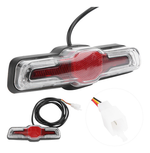 Ebike Trasera Trasera Eléctrica De 5 Led, Abs, 36 V/48 V/60