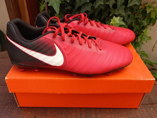 botines nike tiempo rojos