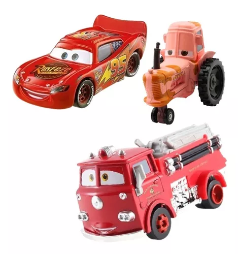 Disney Pixar Metal Carros 2 3 Brinquedo Mini Pequeno Rosa Vermelho