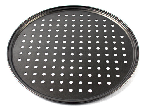 Molde Para Pizza Perforado, Antiadherente, De 24,5 Cm, Fácil