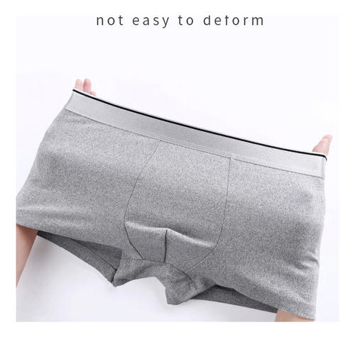 Set De 4 Calzoncillos Bóxer De Malla Transpirable Para Hombr