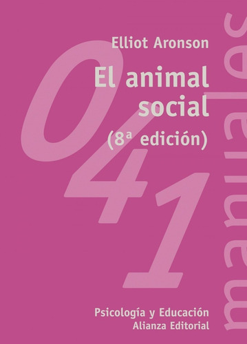 Libro Animal Social.el.(psicologia) - Aronson. Elliot