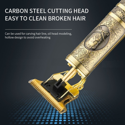 Imagen 9 de 10 de Maquina Patillera Barberia Profesional Kemei Km-228 Recargab